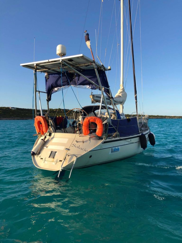 Salacia, from the stern