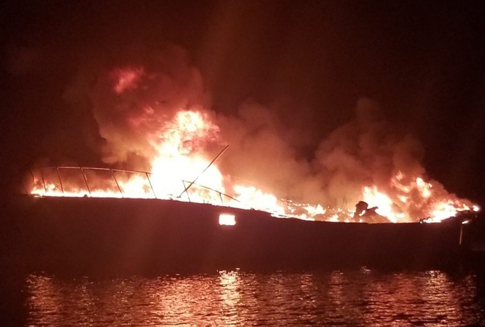 USCG Rescues 3 From Life Raft Dauphin Island Alabama