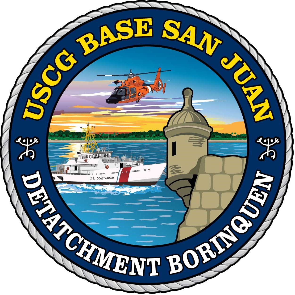 US Coast Guard USCG Puerto Rico Coast Guard Sector San Juan Puerto Rico