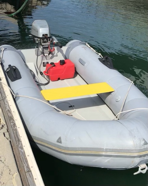 Lost Dinghy & Engine Two Harbors, Catalina Island, California