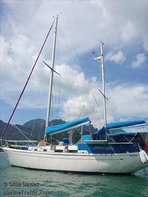 SV Tupenny LANGKAWI, Malaysia to Koh Kradan, Thailand in the Malaca Straits