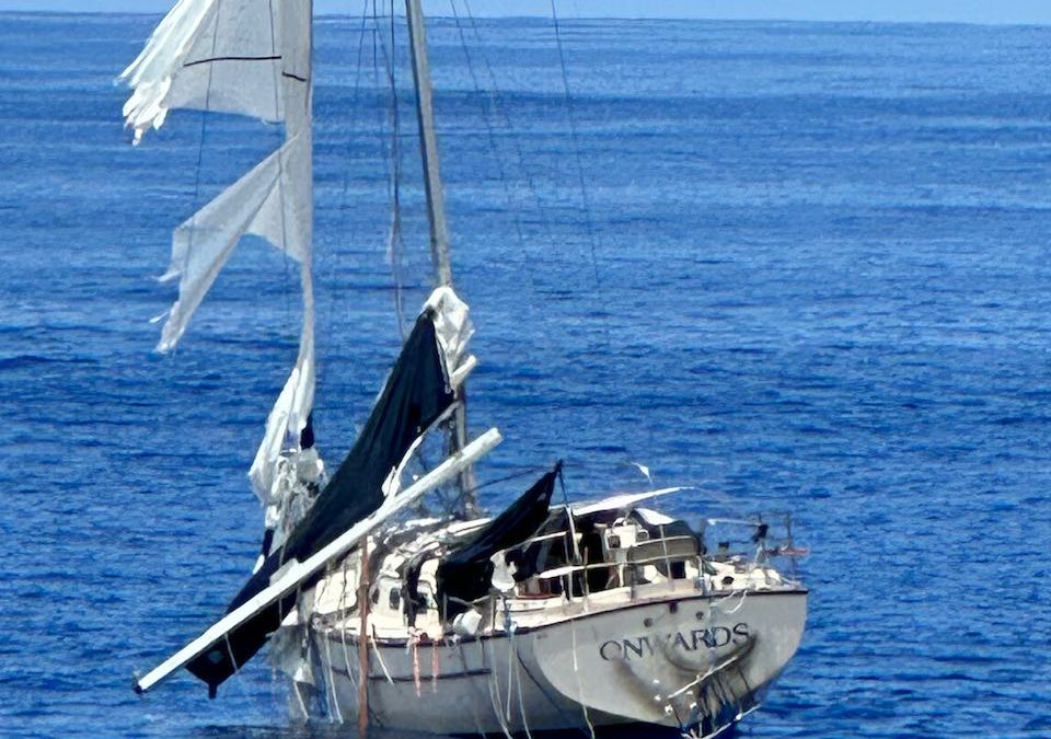 SV ONWARDS Adrift SW of Bermuda